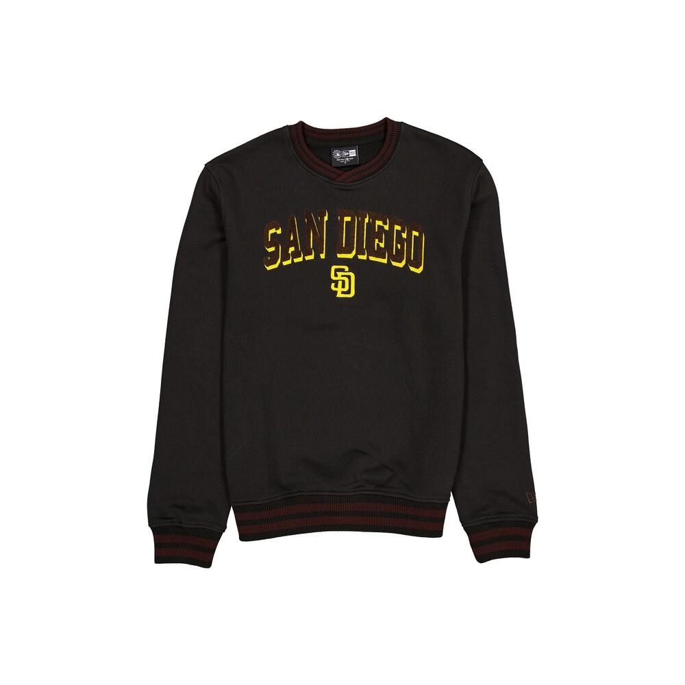 New Era San Diego Padres Sport Night Black Crewneck - Size XXL